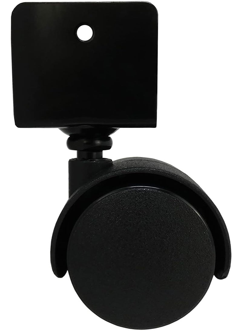 Shepherd Hardware Shepherd Hardware 9420 1-5/8-Inch Office Chair Caster, Twin Wheel, 11/16-Inch U-Bracket, 40-lb Load Capacity, 2-Pack , Black  - Image 5