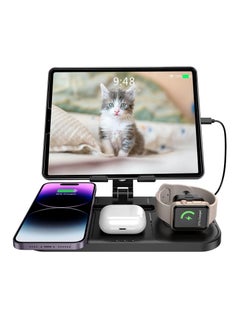 Charging Station for Apple Multiple Devices, Wireless Charger for iPhone 14 13 Pro Max, Wired Charger for iPad Charging Station, Charger Stand for iwatch 8/7, Multi Charger Station for AirP od Pro 3/2