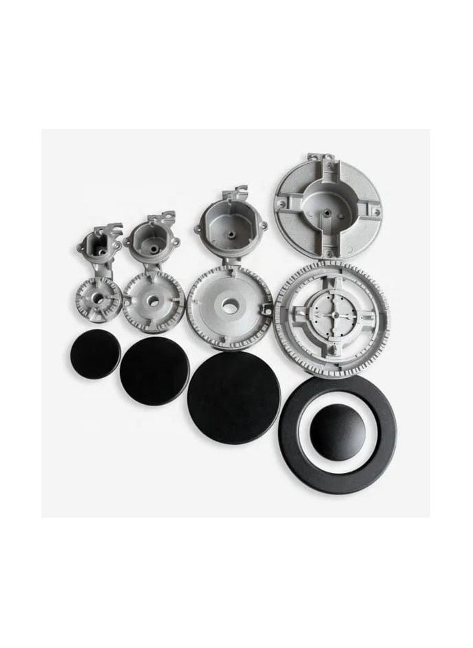 Generic - REPLACEMENT COOKING RANGE BURNER SET OF 13 PIECES - Image 1