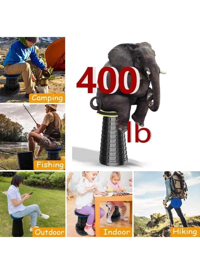 Generic - Outdoor Plastic Stools Retractable Small Folding Telescopic Stool Portable Telescopic Portable Foot Stool - Image 1