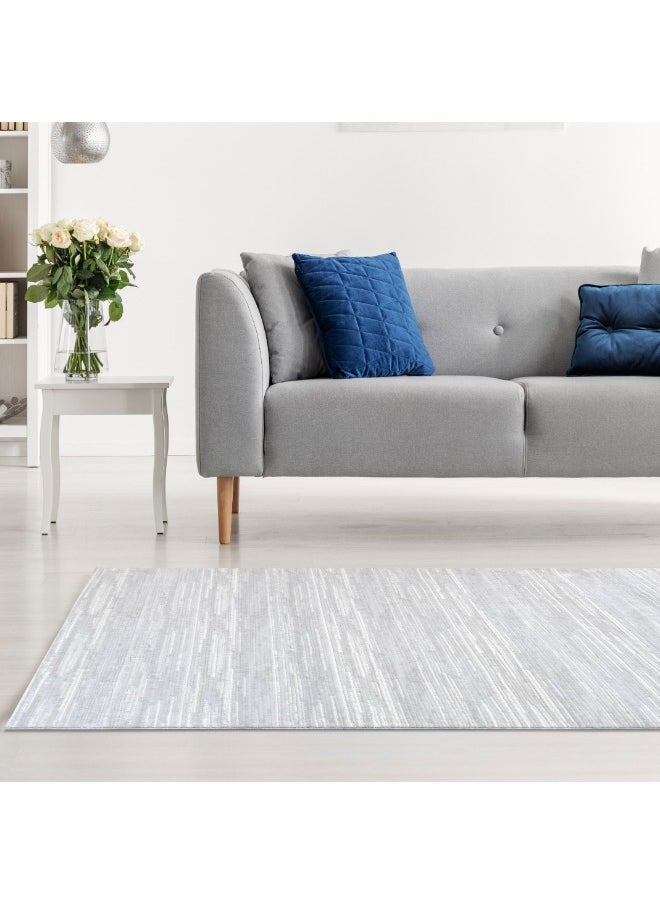 HANDPICKED FURNITURE Handpicked Furniture Neutral White Rug, Ultra Soft Area Carpets For Bed Room, Living Room, And Dining Room, Antislip Floor Carpets, Easy To Clean, Made In Turkey, Rectangle  - Image 2