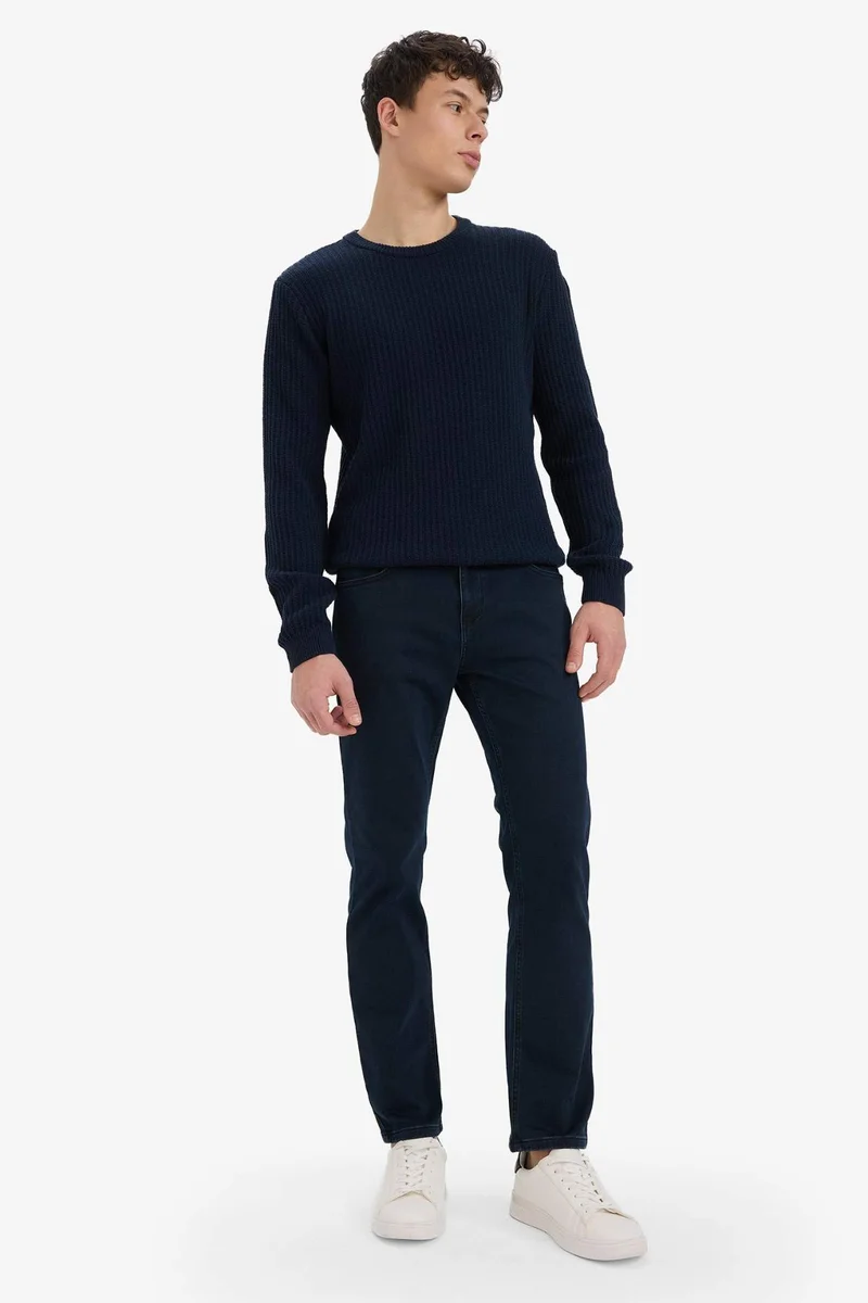 DeFacto Standard Fit Crew Neck Knitwear Pullover