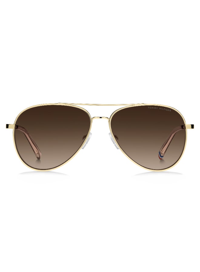 TOMMY HILFIGER TH 2336/S Sunglasses Gold Pilot - Image 3