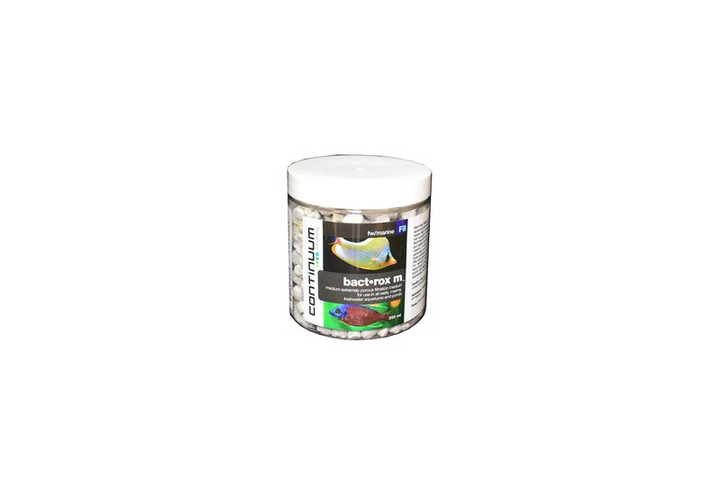 Continuum Aquatics Bact Rox M - Porous Biological Filter Media for use in Ponds, Reefs, Marine, and Freshwater Aquariums, Medium, 250 ml - Image 1