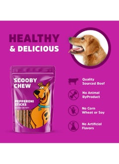 Scooby Chew Pepperoni Sticks Dog Treats 150g  - Image 3