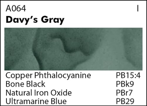 Grumbacher Academy Watercolor Paint, 7.5ml/0.25 oz., Davy's Gray (A064) - Image 2