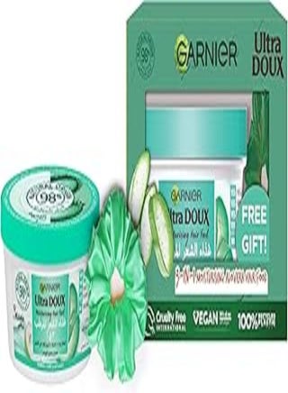 Garnier Ultra Doux Aloe Vera Hair food 3 in 1 bundle + free green scrunchy - pzsku/ZD89B1F5F909F12911A9CZ/45/_/1722278567/396ed334-2cbf-42ce-a1c4-ace7a1337e23