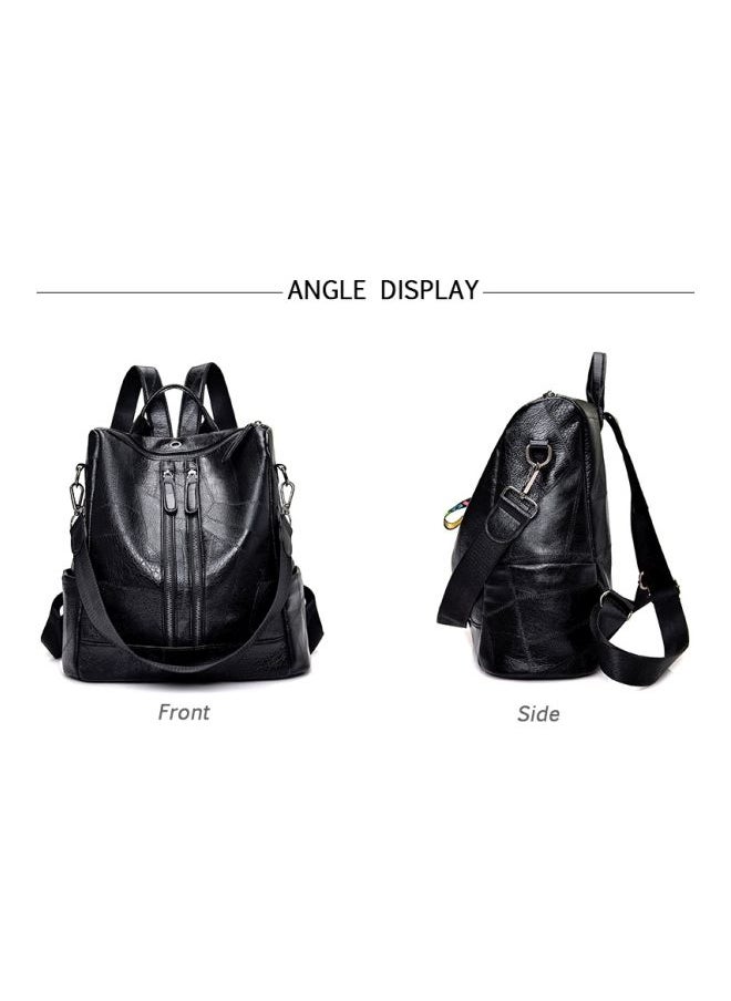 NIBEMINENT - Zippered Backpack Black - Image 1