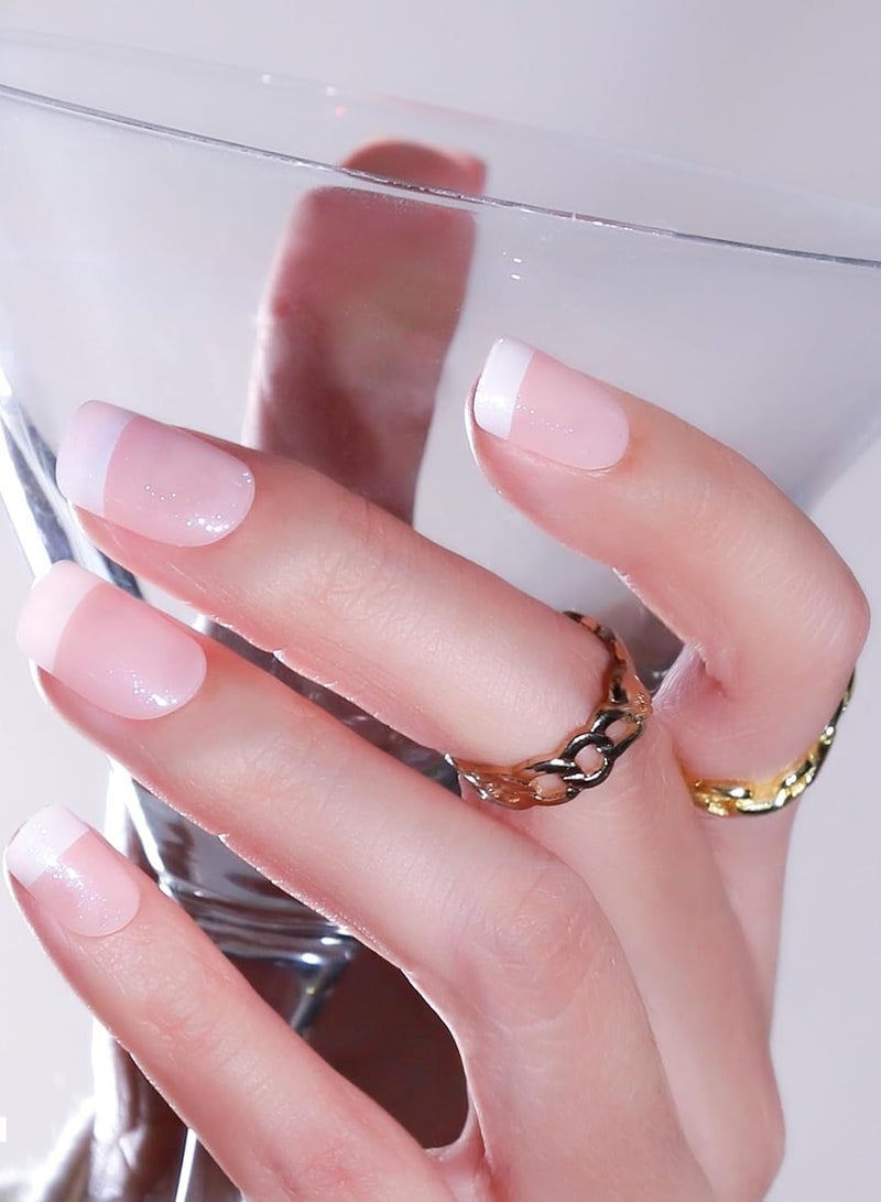 general Press on Nails, 24 Colors 576PCS Press on Nails Short, Matte Glossy Press on Nails Short Square. Glitter Press on Nails Short Round. Natural Fit Lightweight Fake Nails Natural for Nail A - Image 3