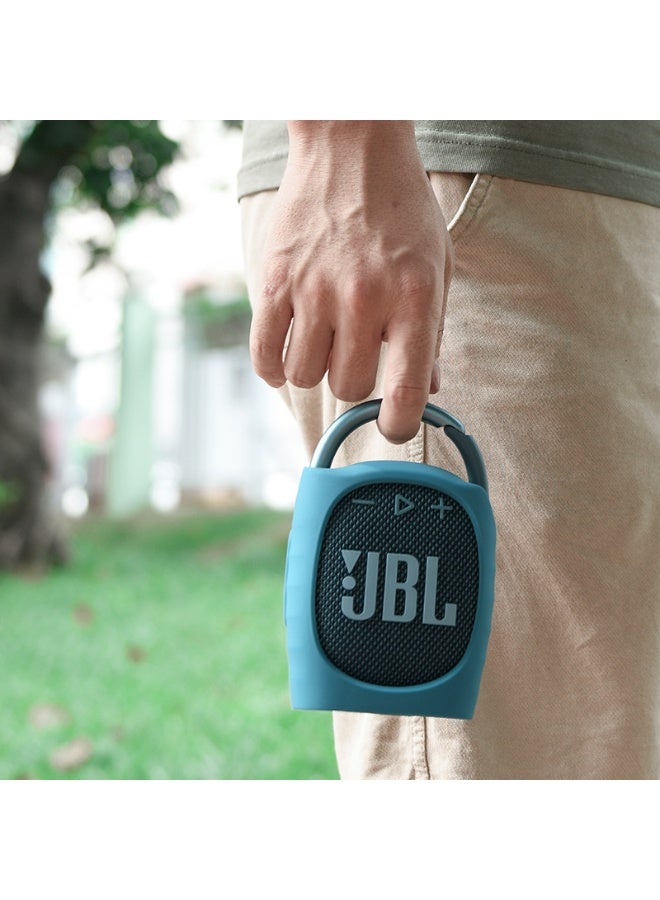 JBL Clip 4 Compatible Silicone Case Bluetooth Wireless Speaker, JBL Clip 4 Travel Protection Case (green)  - Image 4