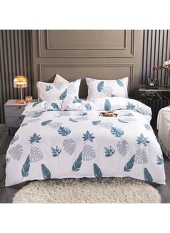 King Size Luxurious 400 TC Duvet Cover Bedding Sheets with Pillowcases Breathable Cooling Bed Sheets with 360 Elastic Soft and Wrinkle Resistant 220*240 cm