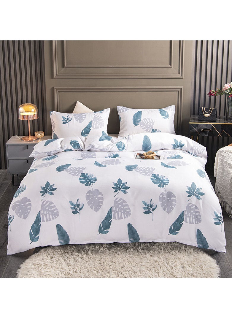 Haokang - King Size Luxurious 400 TC Duvet Cover Bedding Sheets with Pillowcases Breathable Cooling Bed Sheets with 360 Elastic Soft and Wrinkle Resistant 220*240 cm - Image 1