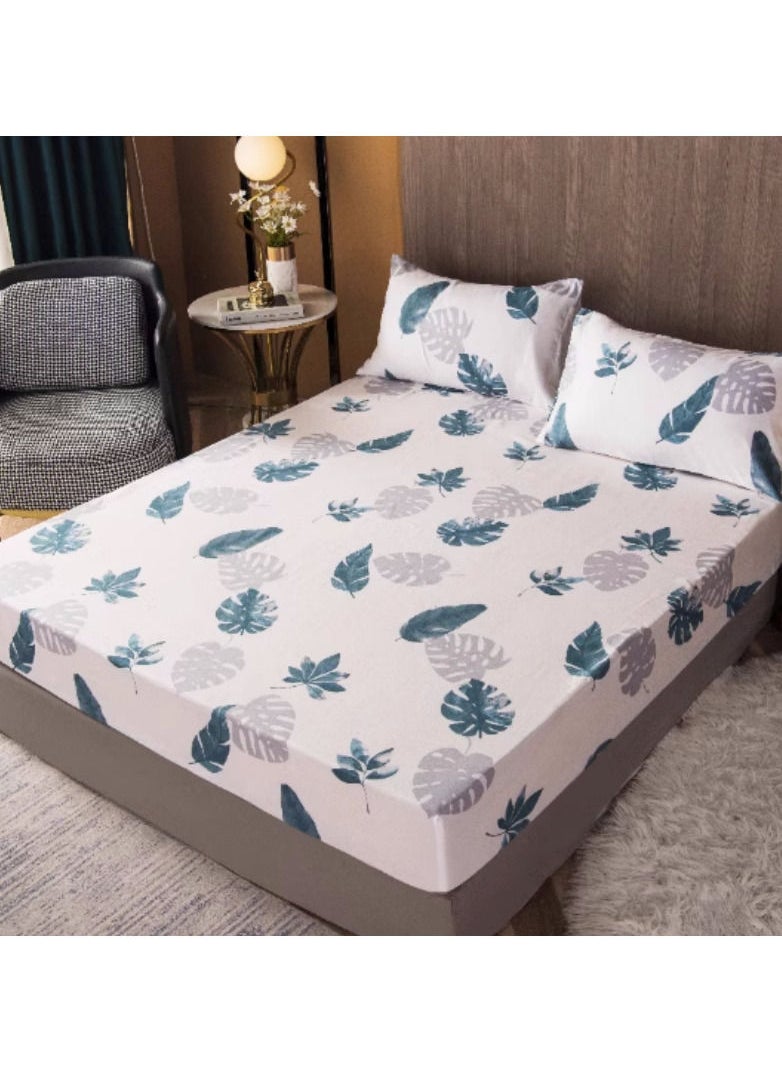 Haokang - King Size Luxurious 400 TC Duvet Cover Bedding Sheets with Pillowcases Breathable Cooling Bed Sheets with 360 Elastic Soft and Wrinkle Resistant 220*240 cm - Image 1