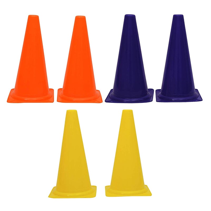 Gmefvr Cones Set | Space Marker | Agility Soccer Cones for Training Football Hockey Fitness Sports Field Cone 7inch (25) - Image 3