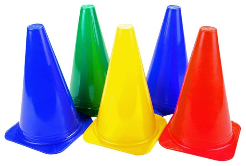 Gmefvr Cones Set | Space Marker | Agility Soccer Cones for Training Football Hockey Fitness Sports Field Cone 7inch (25) - Image 2