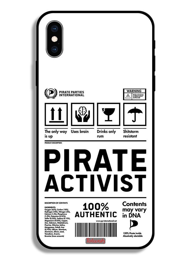 Tolwak Apple iPhone XS Protective Case Private Activist Sticker - Image 2