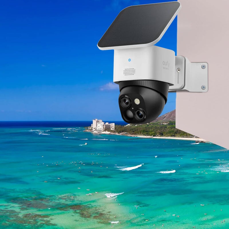 WiTi Metal Corner Mount for eufy soloCam s340, to Achieve a Wider View Range 270Â° on Both Sides of Exterior Wall Corner, Bracket for PTZ Camera Spray Coated Antirust for Outdoor and Indoor - Image 2