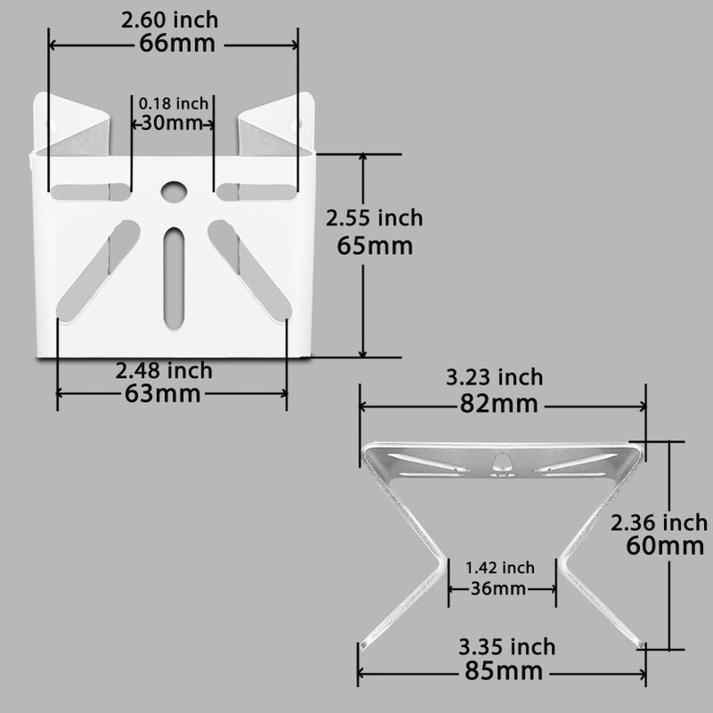 WiTi Metal Corner Mount for eufy soloCam s340, to Achieve a Wider View Range 270Â° on Both Sides of Exterior Wall Corner, Bracket for PTZ Camera Spray Coated Antirust for Outdoor and Indoor - Image 3