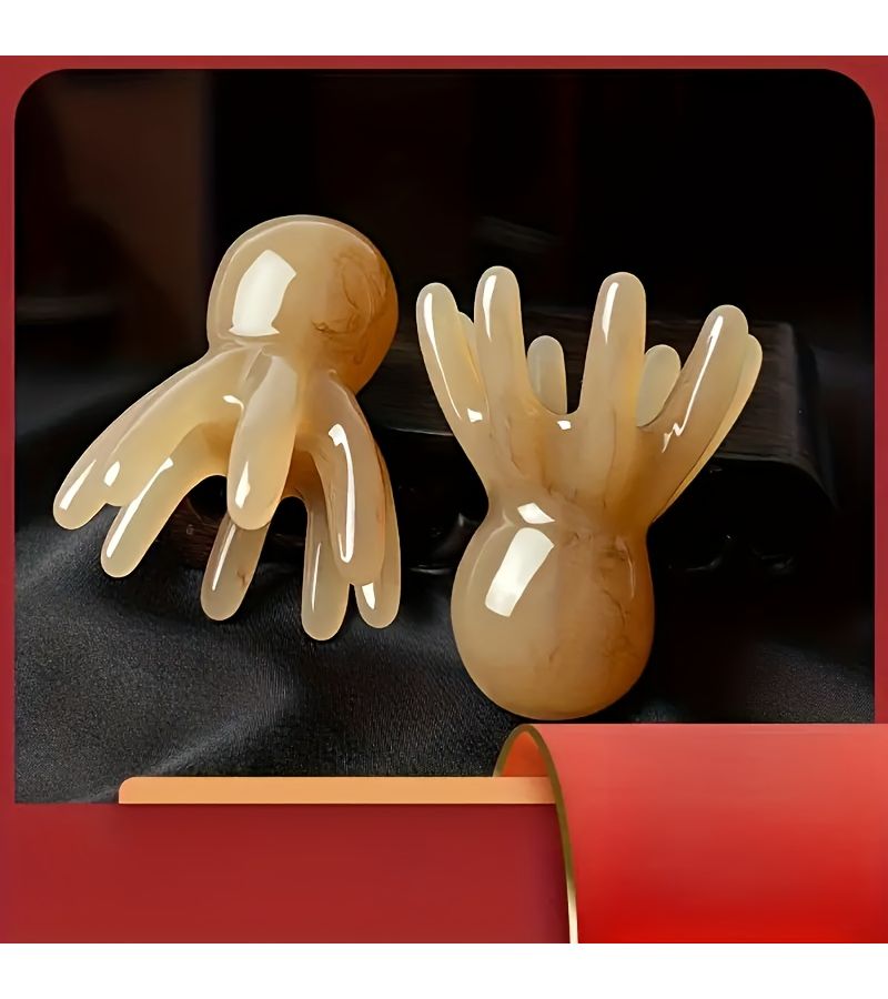 Octopus Scalp Massager 1pc Wide Tooth Comb Hair Growth Relax Tool - Image 1