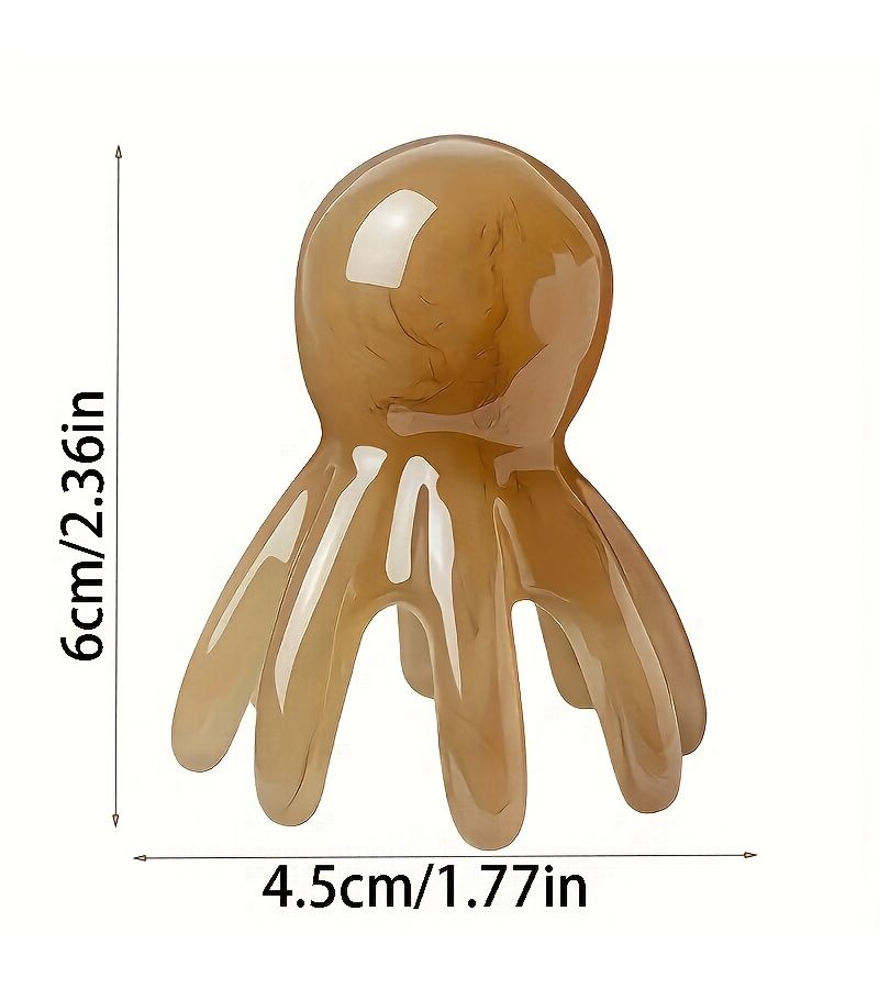Octopus Scalp Massager 1pc Wide Tooth Comb Hair Growth Relax Tool - Image 3