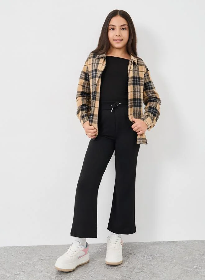 Styli Styli Teen Checkered Flannel Shirt