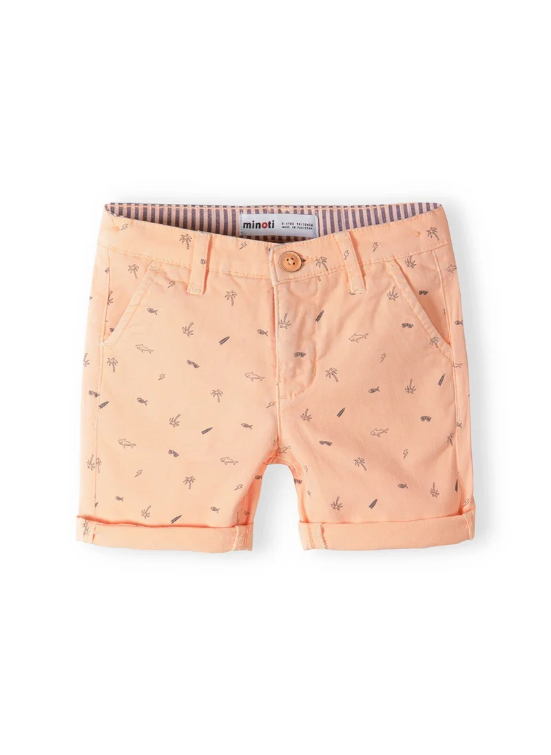 MINOTI Kids Boys  Printed Chino Short