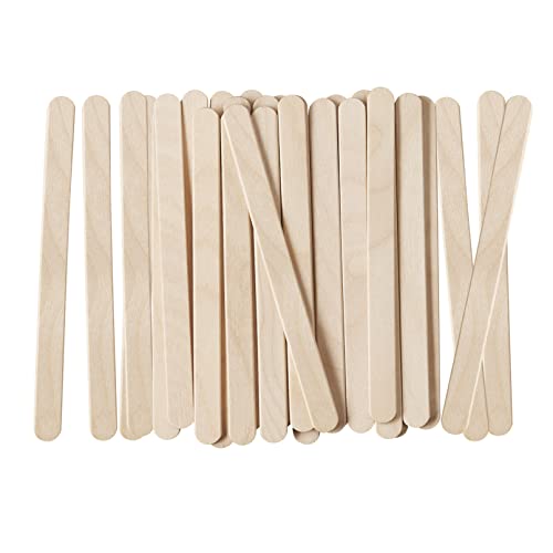 GUSTO [200 Count] 4.5 Inch Wooden Multi-Purpose Popsicle Sticks for Crafts, Ice, Ice Cream, Waxing, and Tongue Depressor Wood Sticks (Formerly Comfy Package) - Image 1
