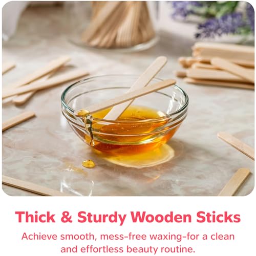GUSTO [200 Count] 4.5 Inch Wooden Multi-Purpose Popsicle Sticks for Crafts, Ice, Ice Cream, Waxing, and Tongue Depressor Wood Sticks (Formerly Comfy Package) - Image 3