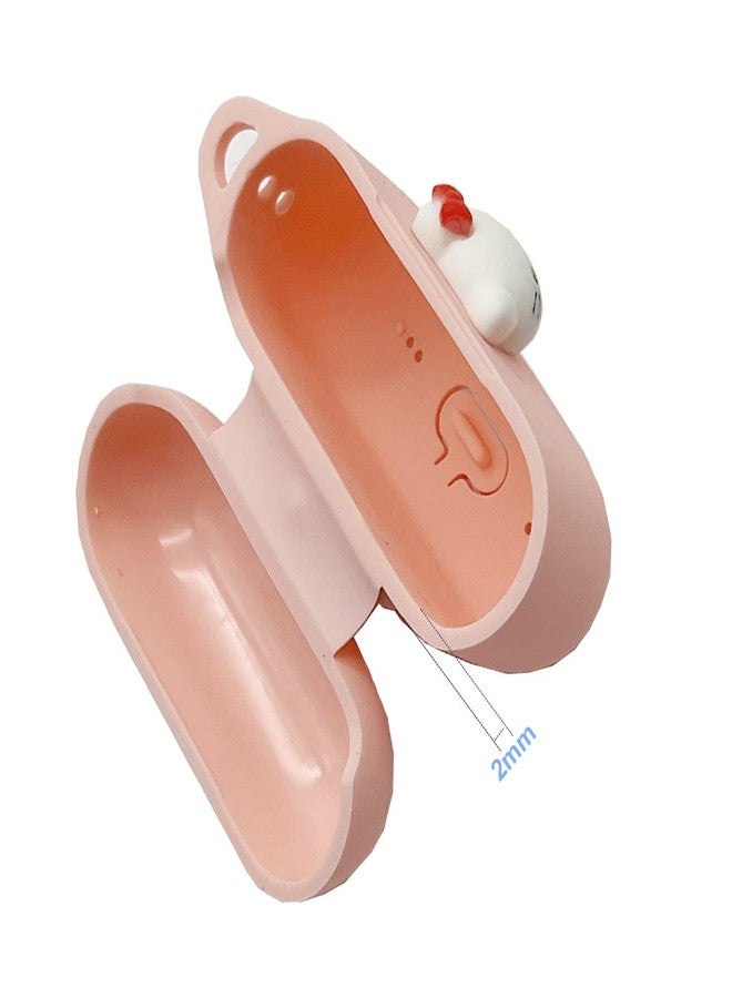 Seadream Cartoon Case for Airpods Pro 2nd Generation 2022,Seadream Kawaii Silicone Protective Cover 3D Cute Cat Animal Character Case Cover with Metal Keychain Compatible with Airpods pro 2nd - Image 5