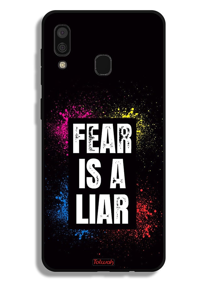 Tolwak Samsung Galaxy A30 Protective Case Cover Fear Is A Liar - Image 1
