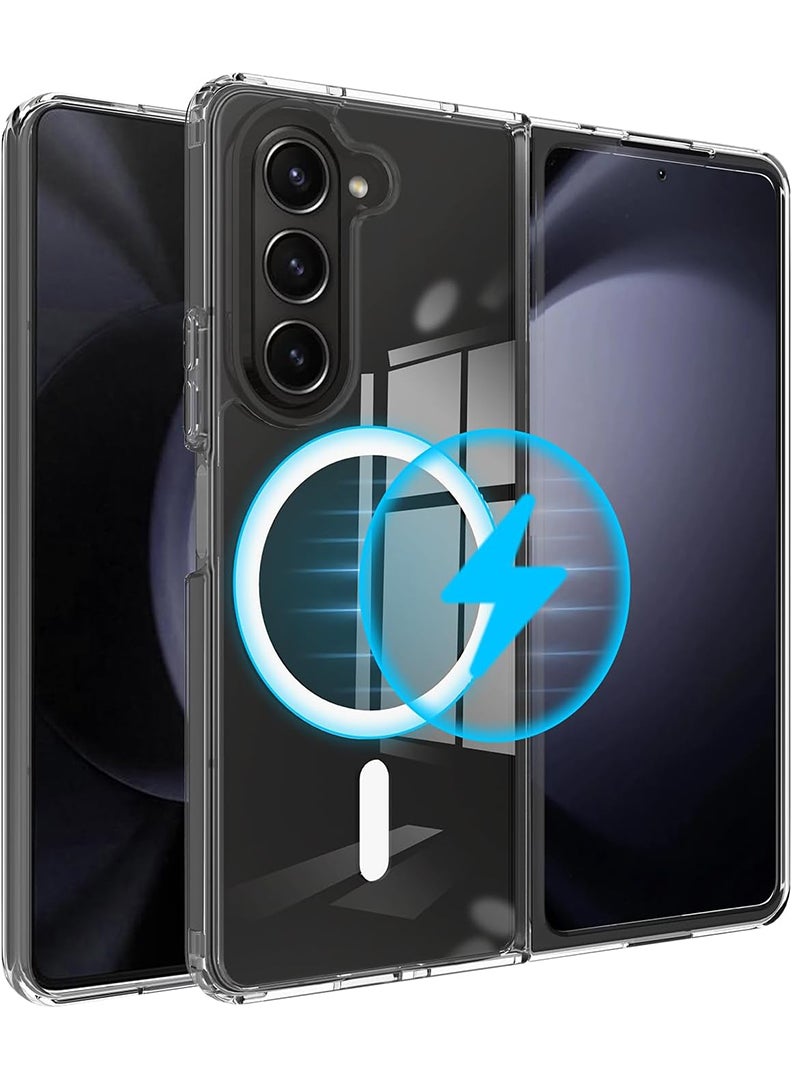 Theodor Magnetic Case for Samsung Galaxy Z Fold 5 Compatible with MagSafe Wireless Charging, Shockproof Phone Bumper Cover Surf California - Image 5