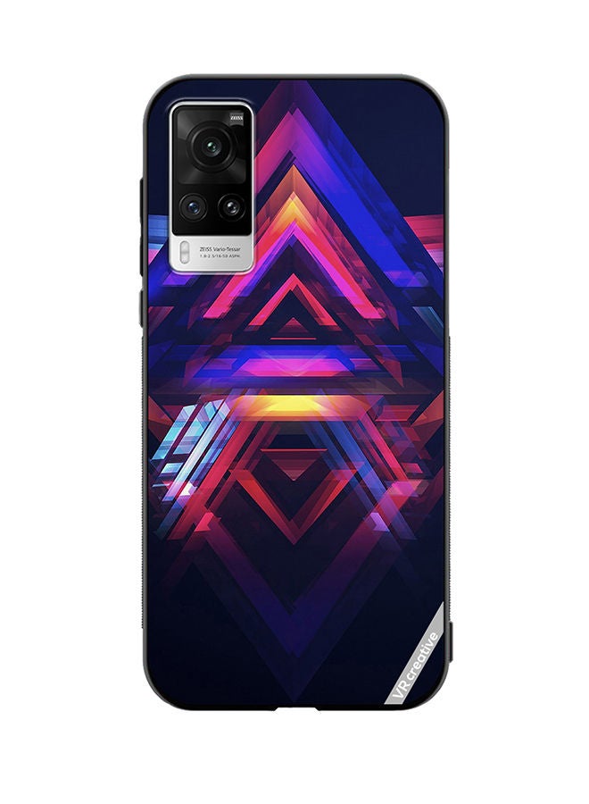 VR CREATIVE Protective Case Cover For Vivo X60 Pro Abstract Design Multicolour - Image 1
