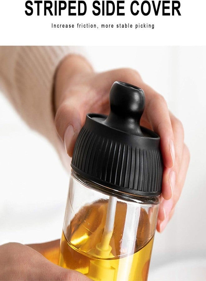 Drumstone [𝟏𝟓 𝐘𝐄𝐀𝐑𝐒 𝐖𝐀𝐑𝐑𝐀𝐍𝐓𝐘 Cruet Bottle Container | Food-Grade Silicone Ring, High-Temperature Condiment Canisters | Airtight Spice Jar Dispenser for Backpacking, Camping, and BBQ - Image 5