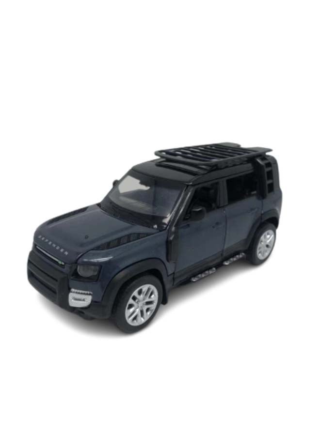D-Power 2020 لاند روفر ديفندر 110 زرقاء | نموذج مصغر، عنصر جامع نهائي، سيارات SUV | مركبات ألعاب، نموذج سيارة معدنية قابلة للسحب | الحجم 1:32، للأطفال 3+  - Image 1