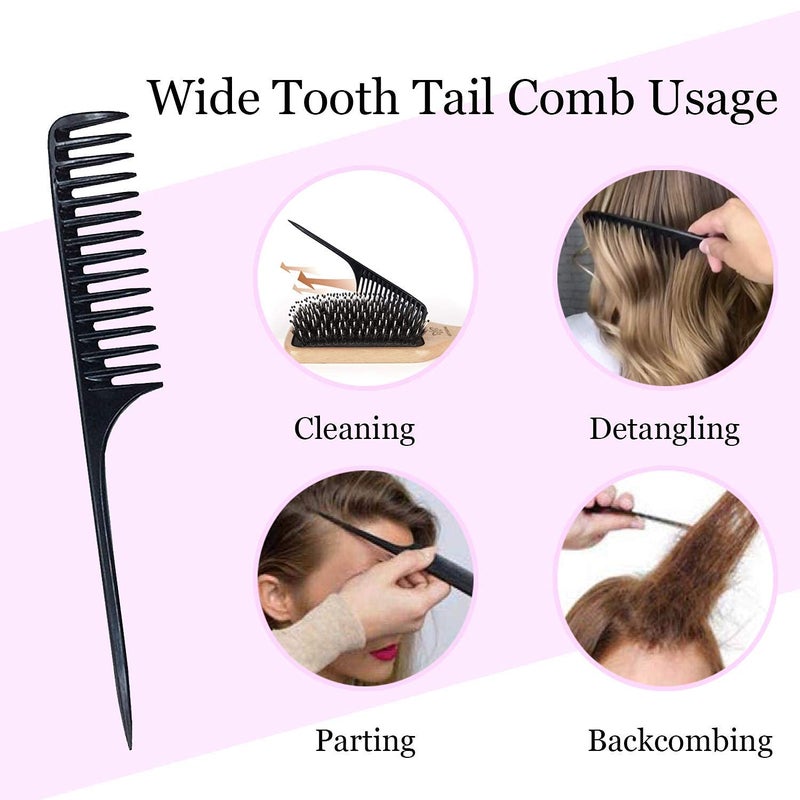 URTHEONE Hair Brush Boar Bristle Hairbrush for Thick Curly Thin Long Short Wet or Dry Hair Adds Shine and Makes Hair Smooth, Best Paddle Hair Brush for Men Women Kids - Image 5