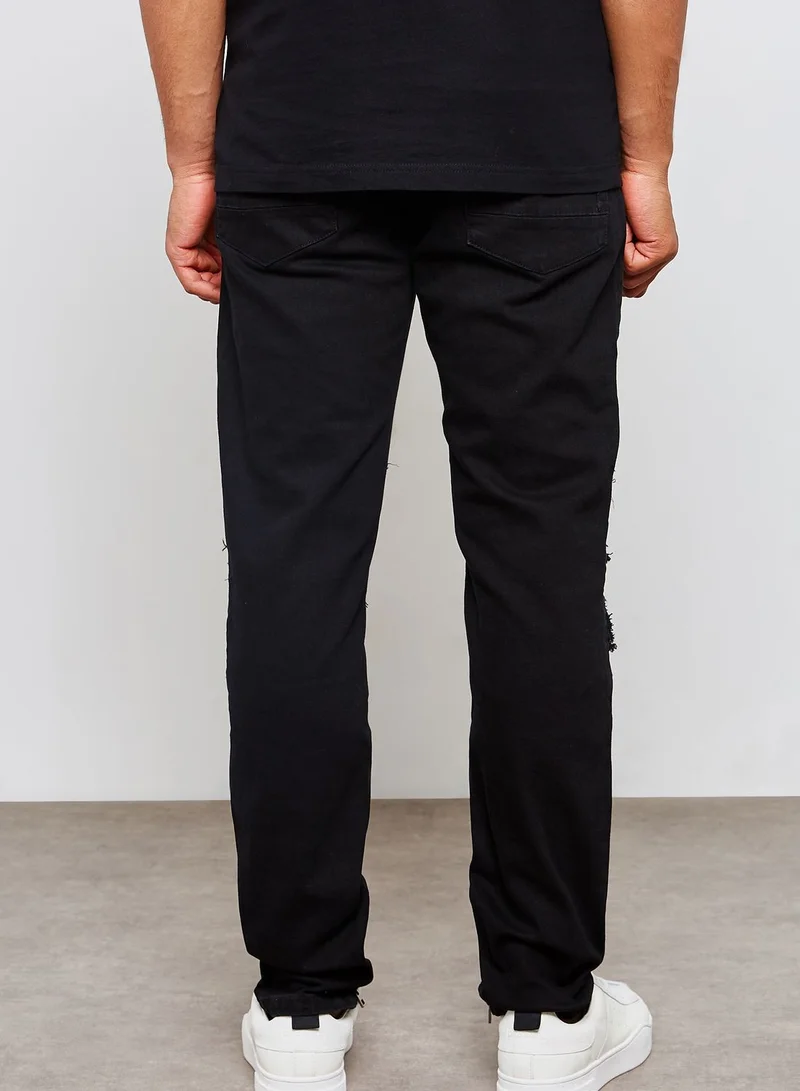 Cayler & Sons Inverted Biker Slim Fit Jeans