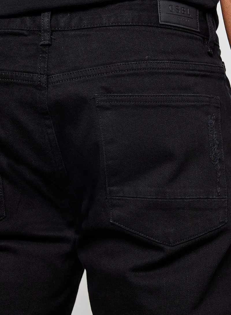 Cayler & Sons Inverted Biker Slim Fit Jeans