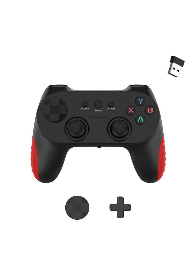 Generic 2.4G Wireless Gamepad Support Android/p3/pc360 Compatible Black Myth USB Computer Gamepad-Product Color:Black + Orange (including Packaging)  - Image 5