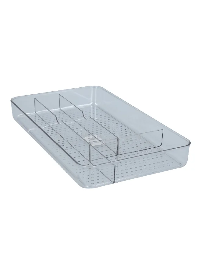 Felli Plastic Easy to Clean Fridge Storage Organizer Clear 33 x 19 x 4.2 cm FF-8108