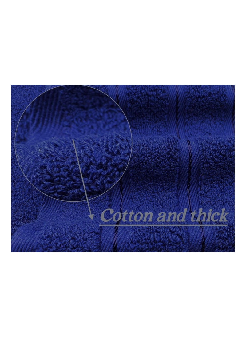 Luxury Bath Towel Set100% Cotton High Water Absorption Thickened Soft and Durable Hotel Bathroom Towels Sports Beach Spa Daily Household Size 2 (70 * 140cm) 2 (35 * 75cm) 2 (34 * 34cm) (Navy blue) - pzsku/ZD89C4729A47CB7F684A6Z/45/_/1731046542/4644d125-9e9f-4436-85db-116738b3f9bc