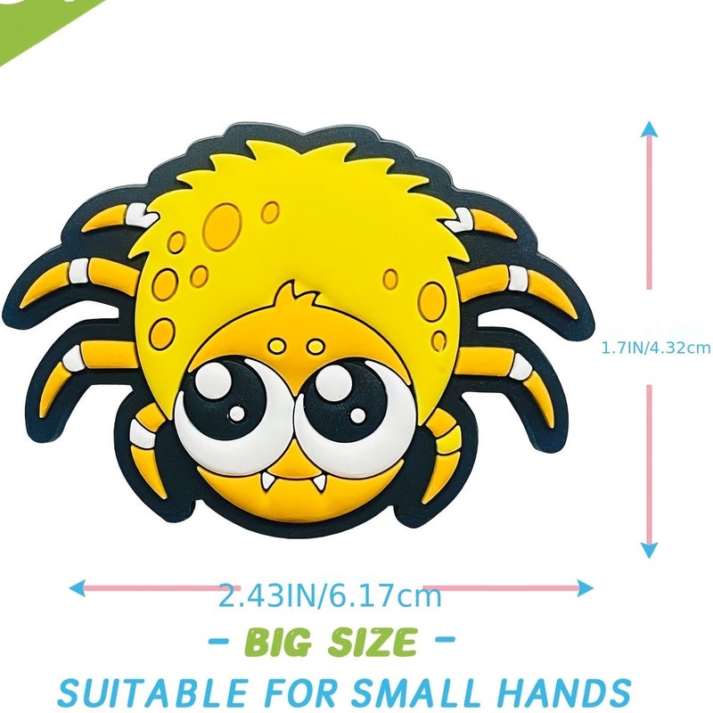 10pcs Cartoon Insect Dishwasher Magnets 2D Flat Cute Bug Set Dragonfly Bee Butterfly Durable PVC Easy Install Clean No Residue For Dishwasher Door Fridge Whiteboard Car Metal Surfaces Fun Home School Party Decor Gift Cartoon Cute Insect Themed Magnetic Stickers - Image 4