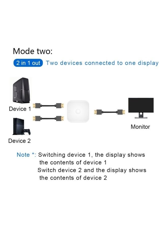 Bi-Directional Portable HD Splitter For PS4/3 TV Box - Image 4