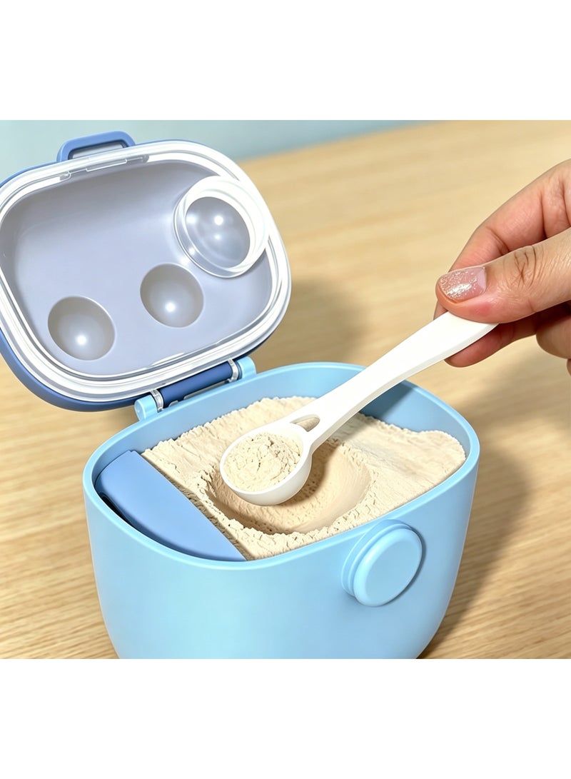 Baby Milk Powder Container with Spoon and Leveler, Orange, 400ml - Image 3