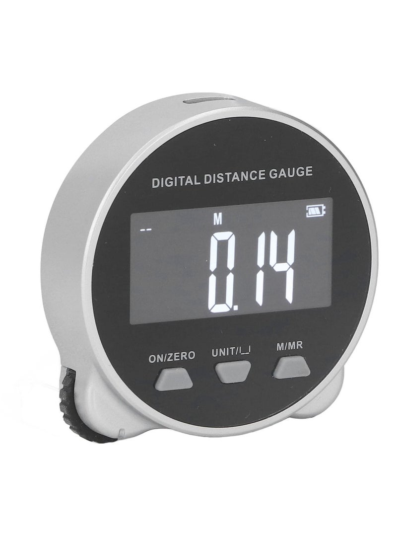 Digital Tape Measure with LCD Display, 656 Ft High Accuracy Electronic Rolling Ruler, Electronic Ruler Distance Rolling Measuring Tool for Flat Curved Diameter Odd Shape - Image 1