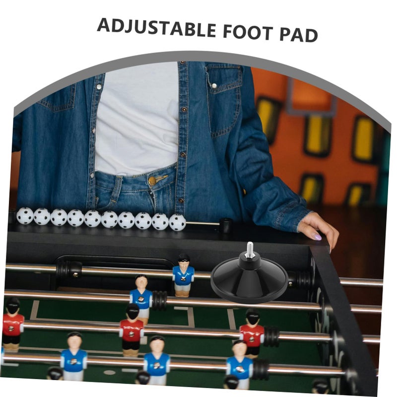 Heavy Duty Adjustable Foosball Table Leg Levelers Foot Pads Height Adjusters for Enhanced Stability - Image 4