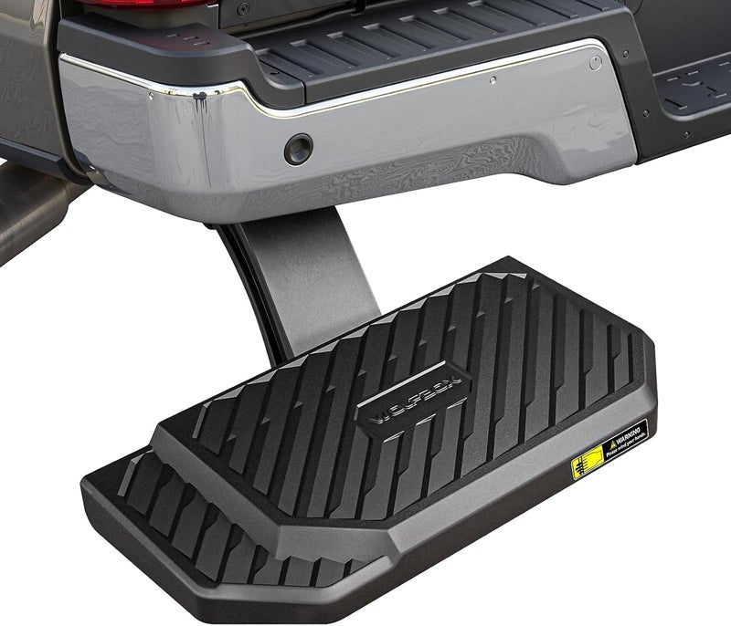 WOLFBOX Retractable Bed Step for 2023-2026 Ford F250/F350 Super Duty - 330 LBS Heavy-Duty Non-Slip Aluminum Tailgate Step - Image 1