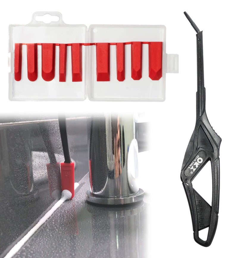 ORX PLUS TOOLS ORXPLUS TOOLS 10pcs Caulking Tool Kit Silicone Finishing Tool for Tight Areas Bathroom Kitchen Window Sink - Image 1