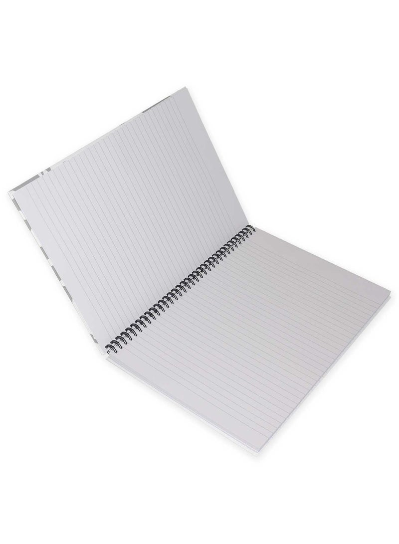 FIS دفتر ملاحظات بغطاء صلب حلزوني 5 قطع 96 ورقة تصميم باندا A4 - Image 2