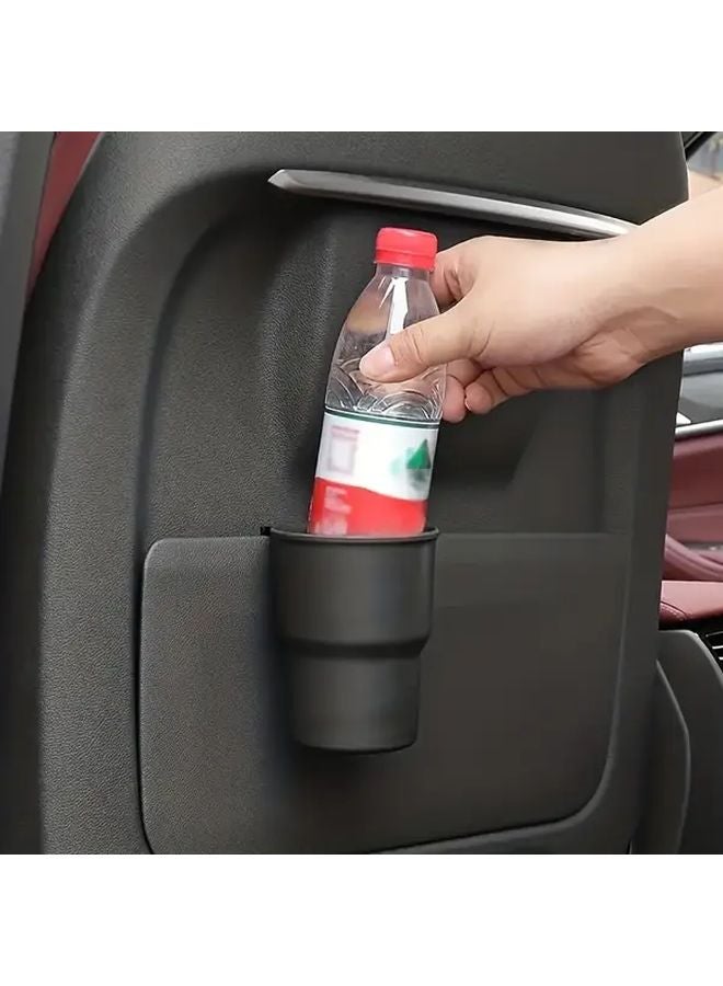 Black Versatile RV Car Cup Holder Secure Phone Drink Trash Storage Accessory - Image 5