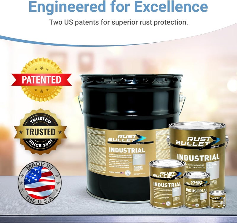 Rust Bullet Industrial Strength Rust Inhibitor - Metallic Gray - Image 2